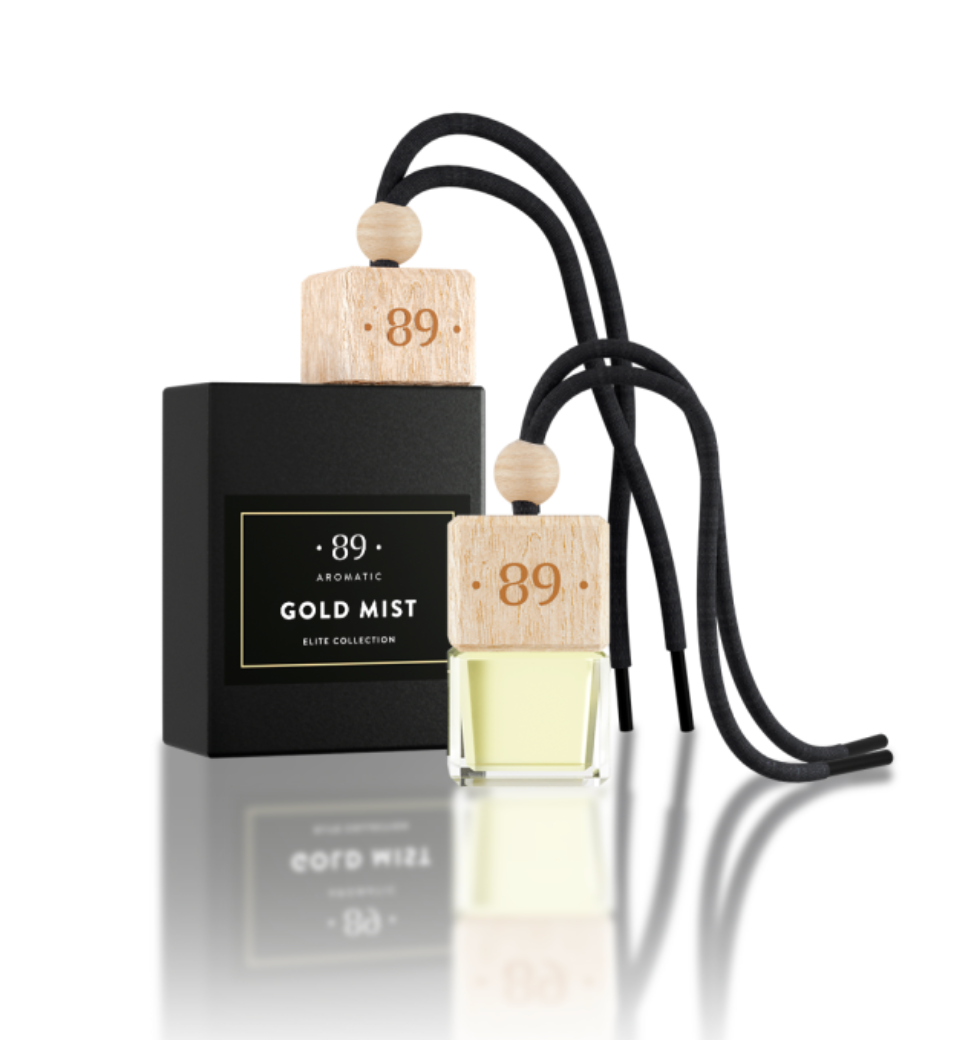 Hanging Air Freshener Elite Collection - GOLD MIST (8ml)