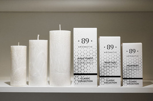 Scented Candle Round - WITH YOU (color: Light)